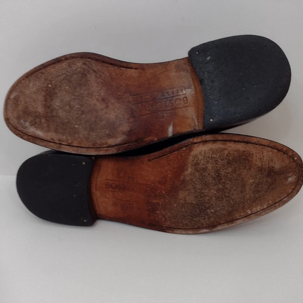 Bostonian Dark Brown Leather Oxfords Size (9.1/2)